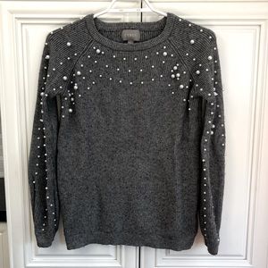 Cyrus women’s pearl embellished sweater